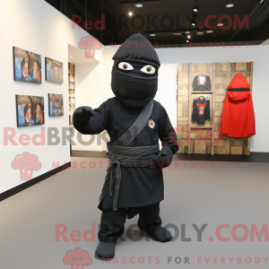Mascot character of a Black...