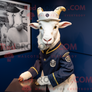 Mascot character of a Navy...
