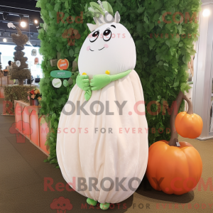Mascot character of a Peach...