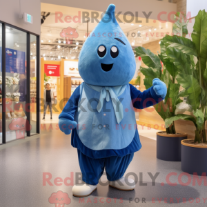 Mascot character of a Blue...