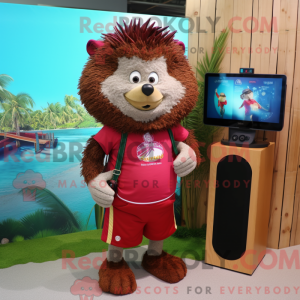 Mascot karakter van een...
