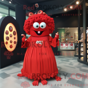Mascot character of a Red...