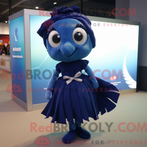 Mascot character of a Navy...