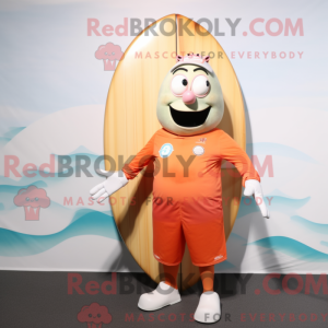 Mascot character of a Peach...