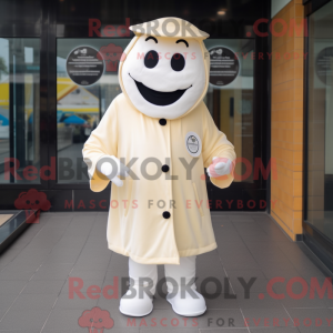 Maskot karakter av en krem...