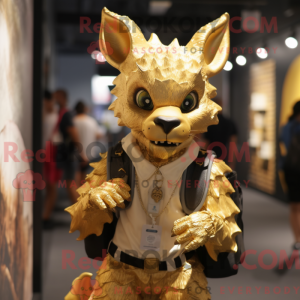 Mascot character of a Gold...