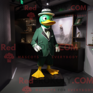Mascot character of a Green...