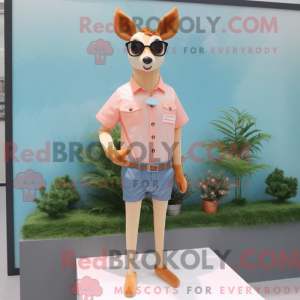 Mascot character of a Peach...