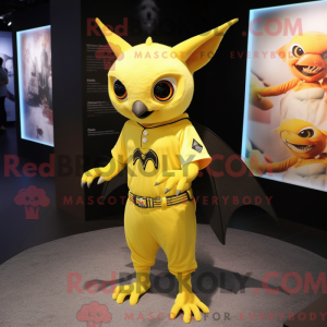 Mascottefiguur van een...