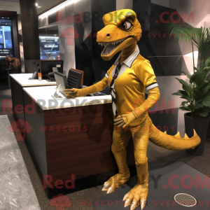 Mascot character of a Gold...