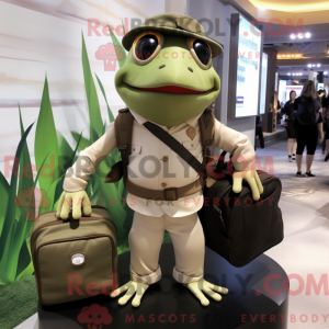 Mascot karakter van een Tan...