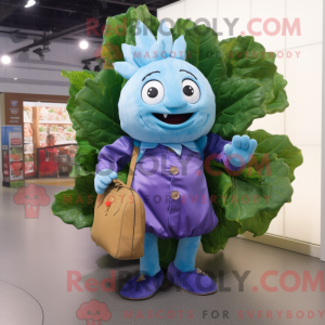 Mascot character of a Blue...