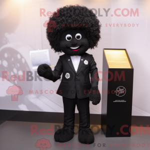 Mascot character of a Black...