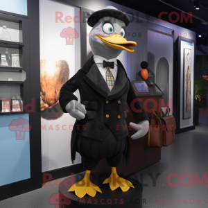 Mascot character of a Black...