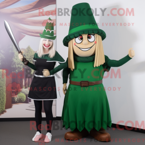 Mascot karakter van een...