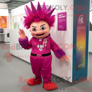 Mascot character of a...