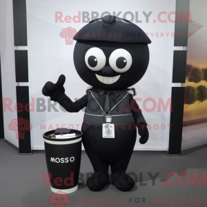 Mascot character of a Black...