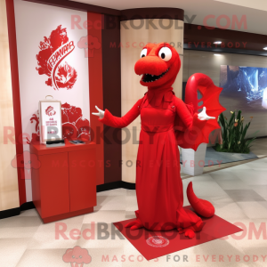 Mascot character of a Red...