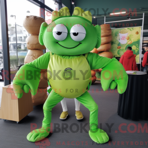Mascot character of a Lime...