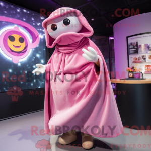 Mascot character of a Pink...