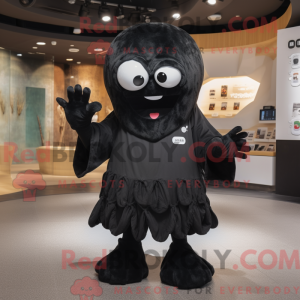 Mascot character of a Black...