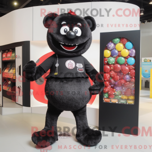 Mascot character of a Black...