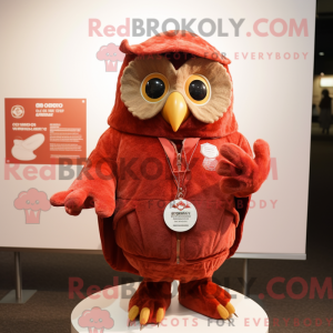 Mascot character of a Red...