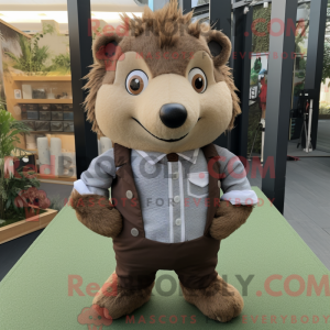 Mascottefiguur van een...