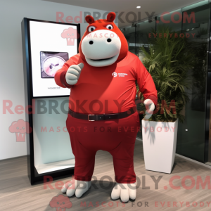 Mascot karakter van een...
