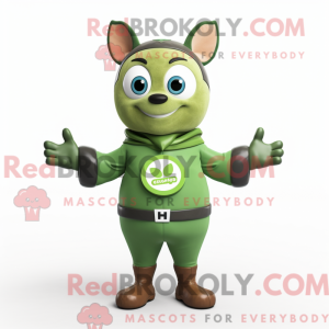 Mascot character of a Olive...