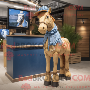 Mascottefiguur van een...
