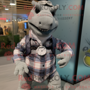 Mascot character of a Gray...