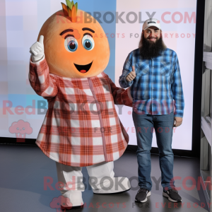 Mascot character of a Peach...