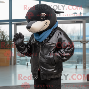 Mascot character of a Navy...
