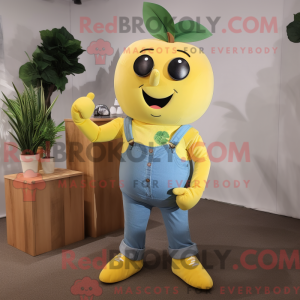 Mascot character of a Lemon...