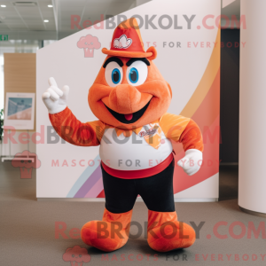 Mascot karakter van een...