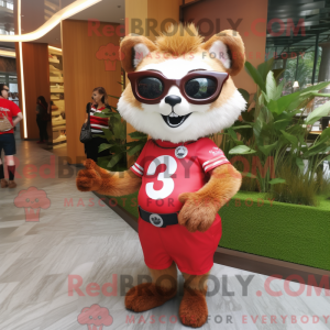 Mascot character of a Red...