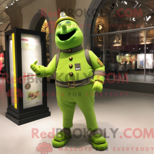 Maskot karakter af en...