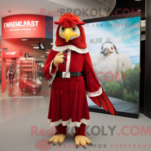 Mascot character of a Red...