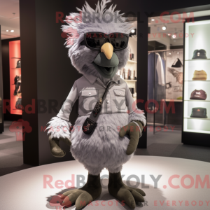 Mascot character of a Gray...