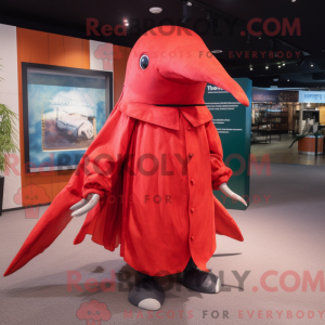 Mascot character of a Red...