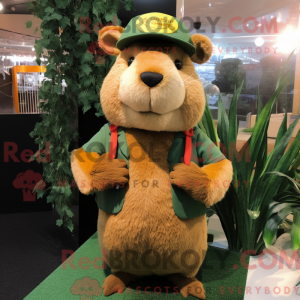Mascot character of a Olive...