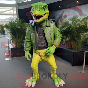 Mascot character of a Lime...
