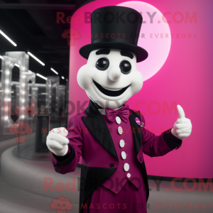 Maskottchen eines Magenta...
