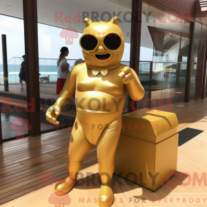 Mascot character of a Gold...