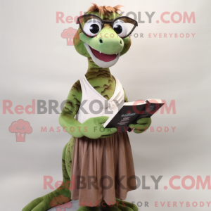 Mascot character of a Olive...
