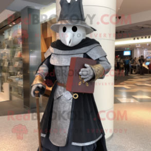 nan Medieval Knight mascot costume character dressed with a Tuxedo and Handbags