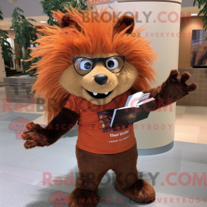 Mascot karakter van een...