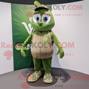 Mascot character of a Olive...