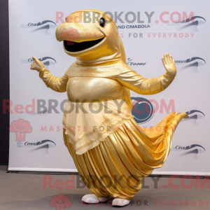 Mascot character of a Gold...